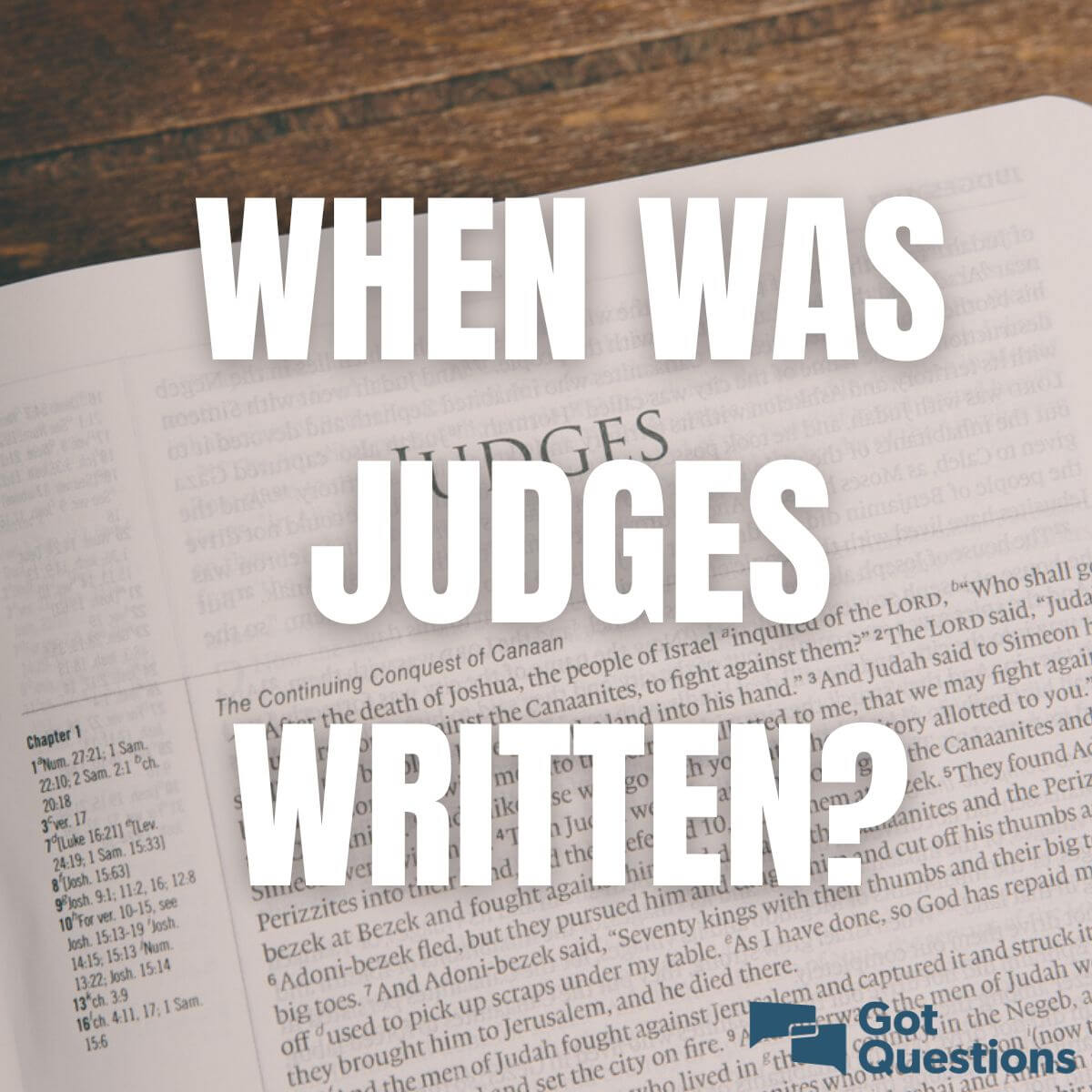 When was Judges written?