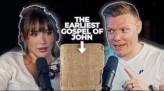 I gifted @Mikhaila Peterson a reproduction of an ancient Gospel manuscript