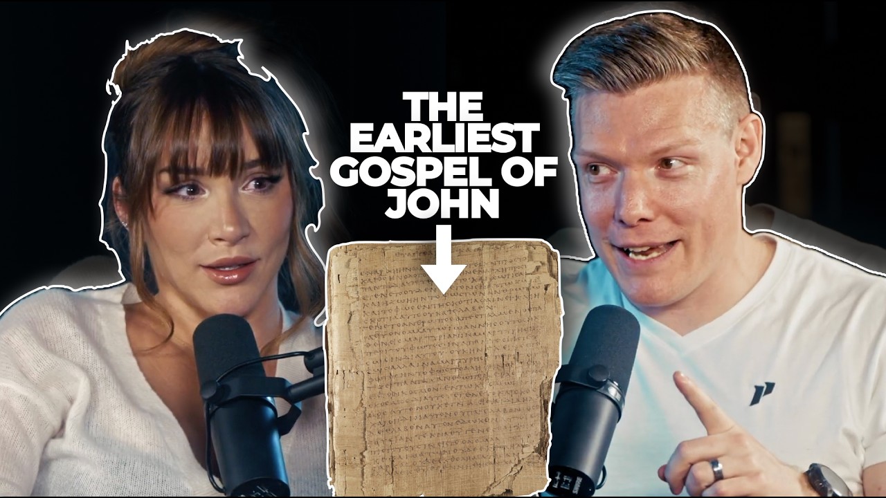 I gifted @mikhaila a reproduction of an ancient Gospel manuscript